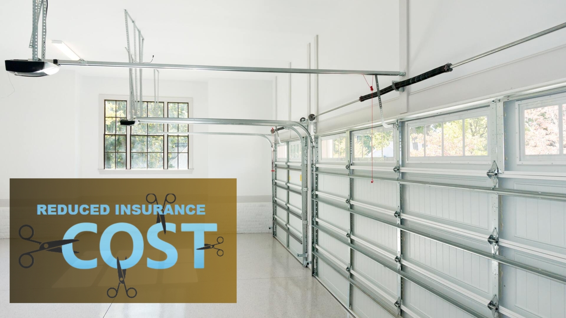Having hurricane garage doors can reduce insurance cost