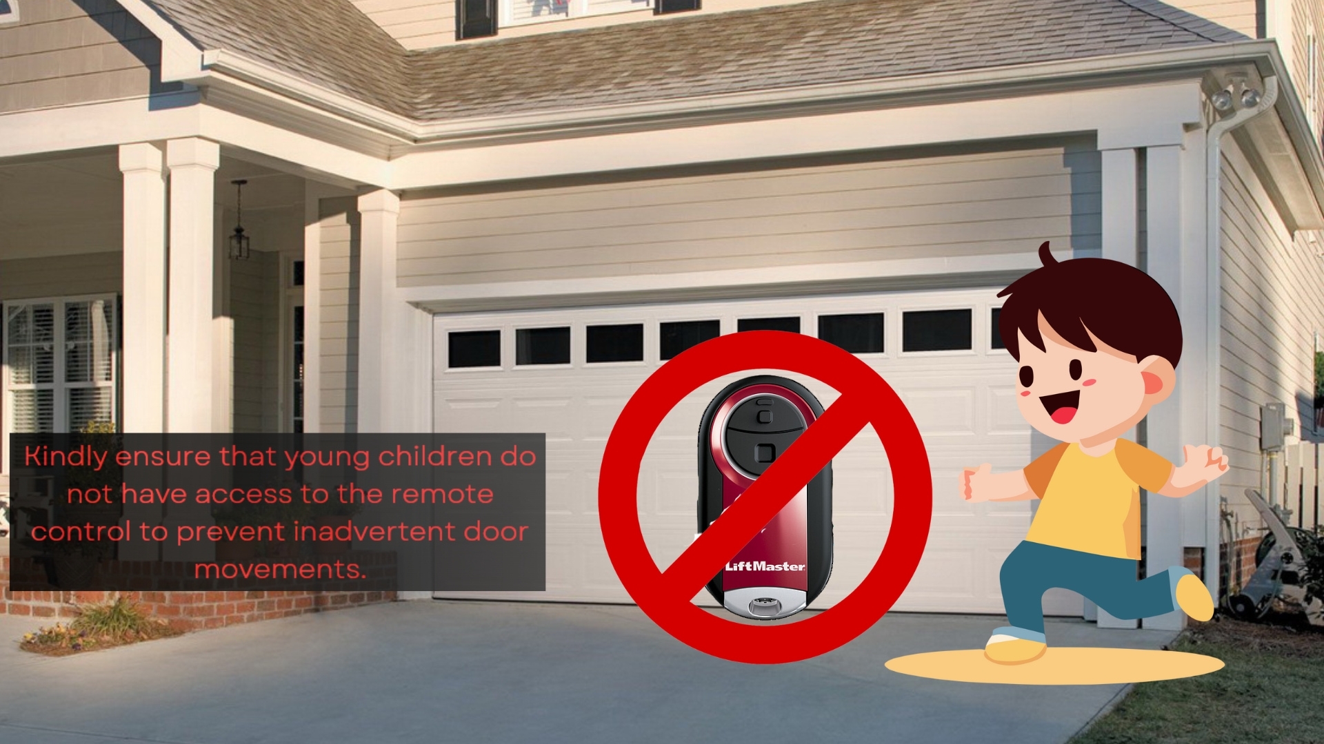 A safety tip for protecting your home and family from garage door mishaps