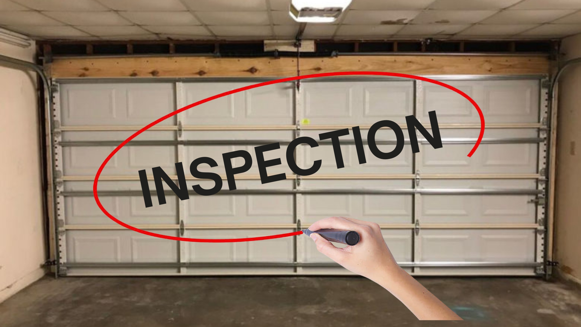 A timely and full inspection might help you find the source of the squeaky garage door.