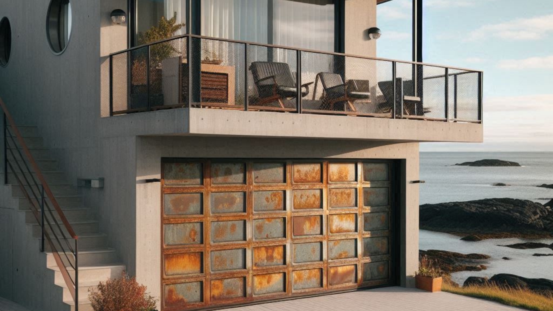 If your home is near coastal areas, there is a greater chance of rust forming on your steel garage door.