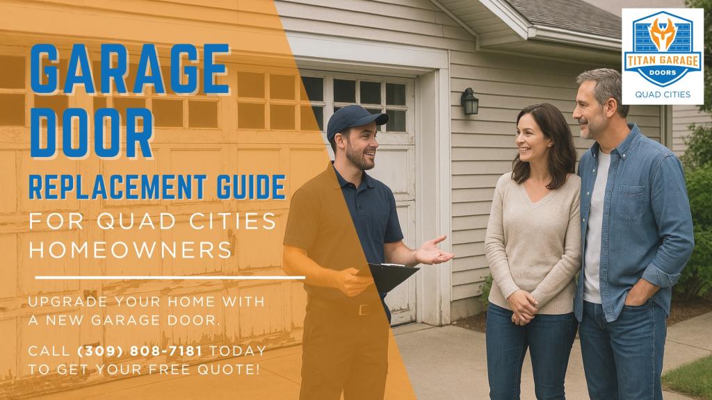 A garage door replacement guide for homeowners in the Quad Cities