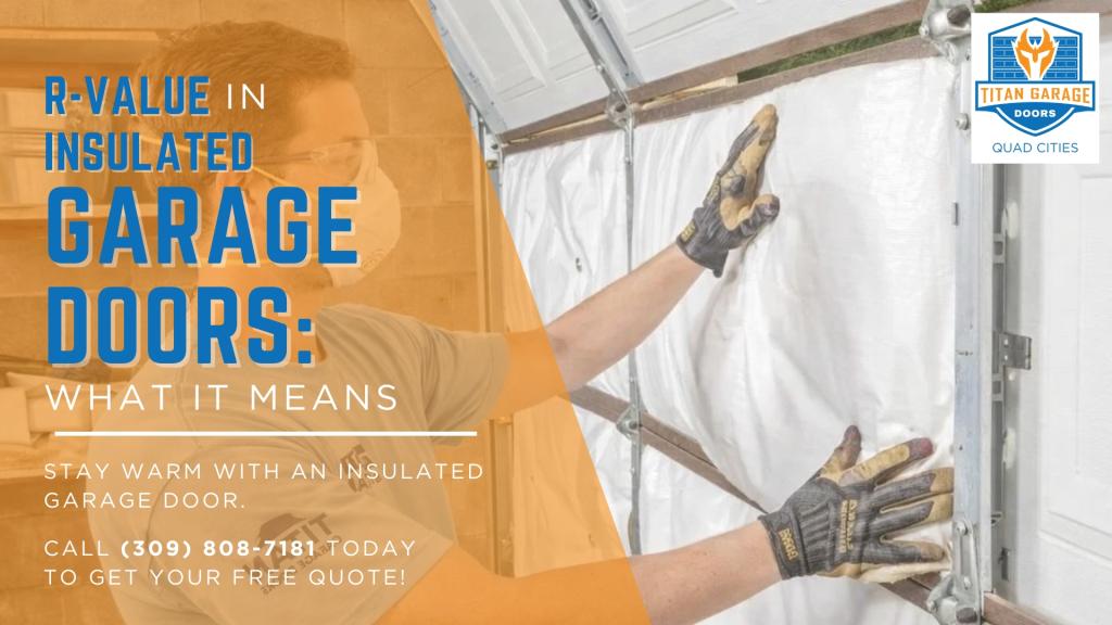 A blog post about what R-value means in insulated garage doors