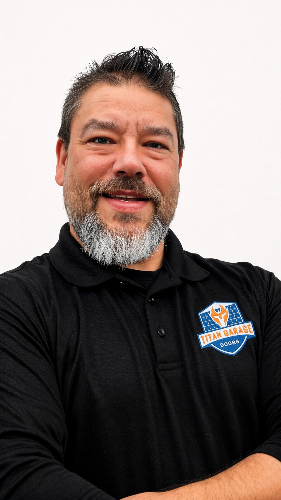 A close-up image of Craig R., senior technician at Titan Garage Doors Quad Cities