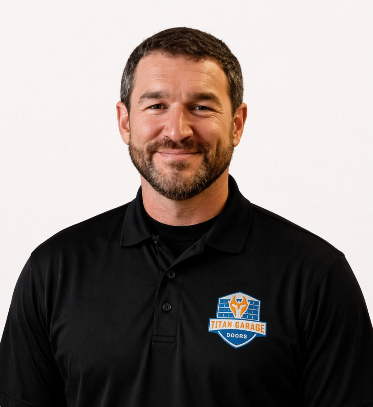 A close-up image of Phil M, services manager at Titan Garage Doors Quad Cities
