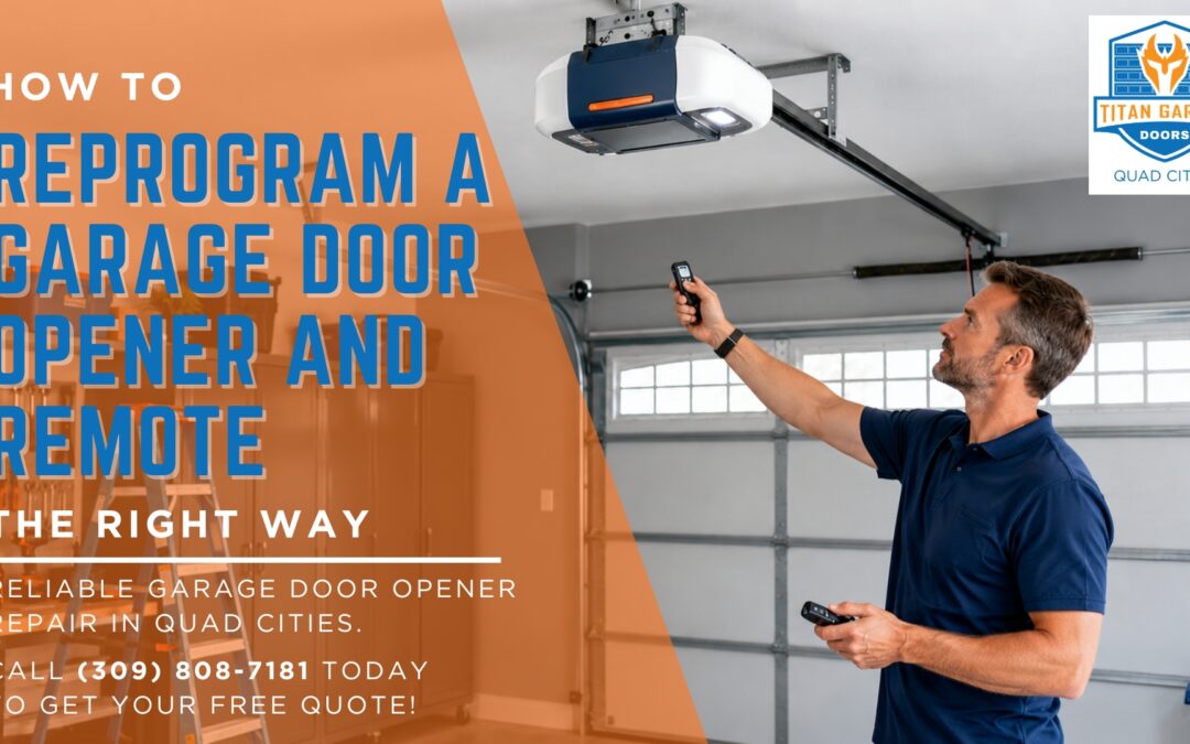 How to Reprogram a Garage Door Opener and Remote the Right Way