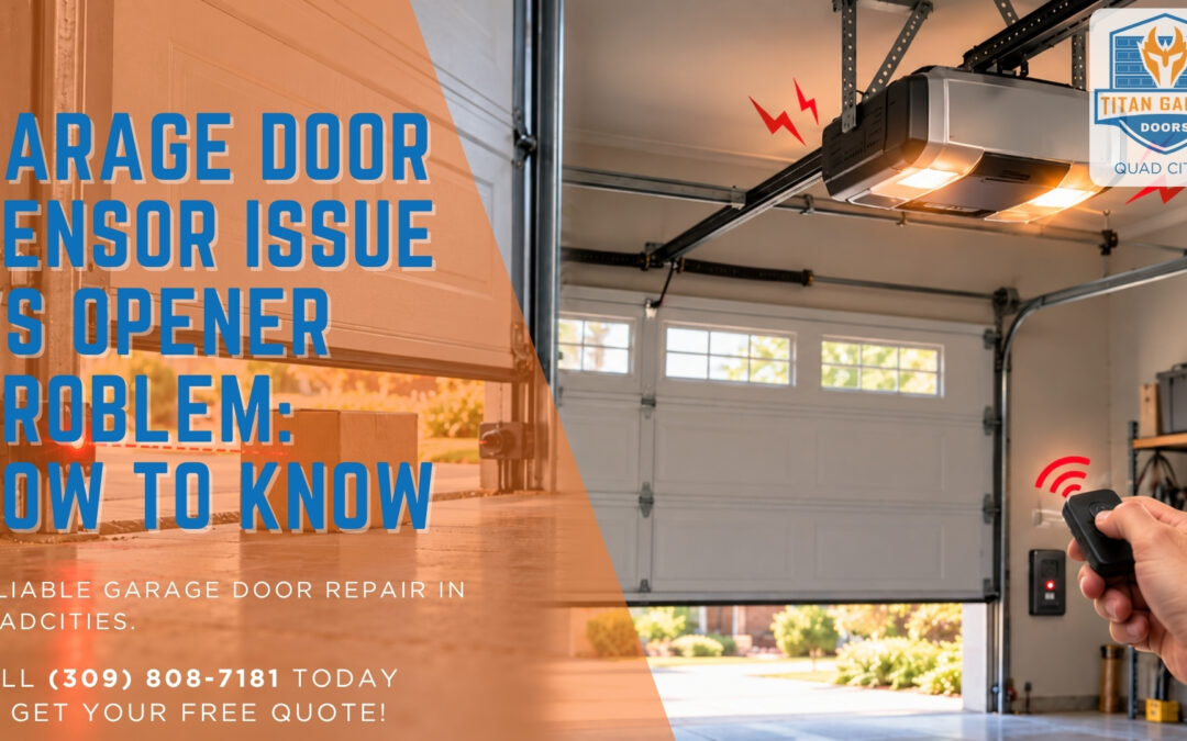 Garage Door Sensor Issue vs Opener Problem: How to Know